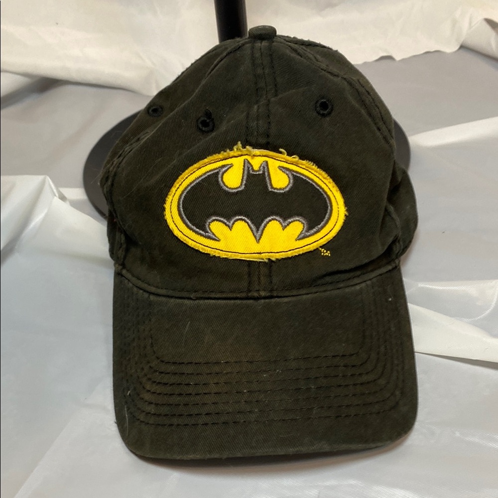 Batman Black and Yellow Hat with Iconic Logo